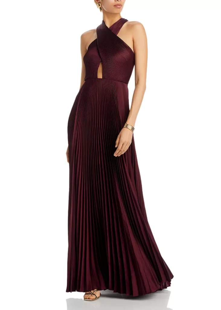 maxi dress for black tie wedding from Bloomingdales