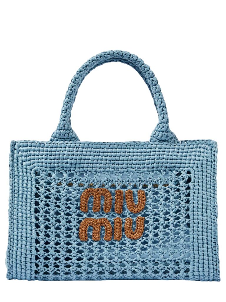 Miu Miu crochet bag in blue